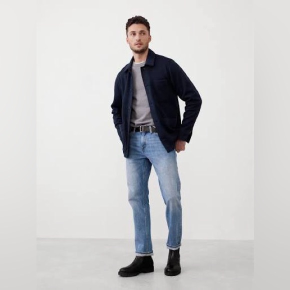 Banana Republic Dark Blue Knit Chore Jacket - Picture 3 of 3